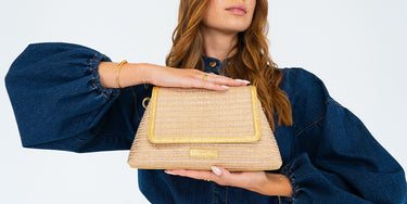 Lugano Crossbody - Gold Weave