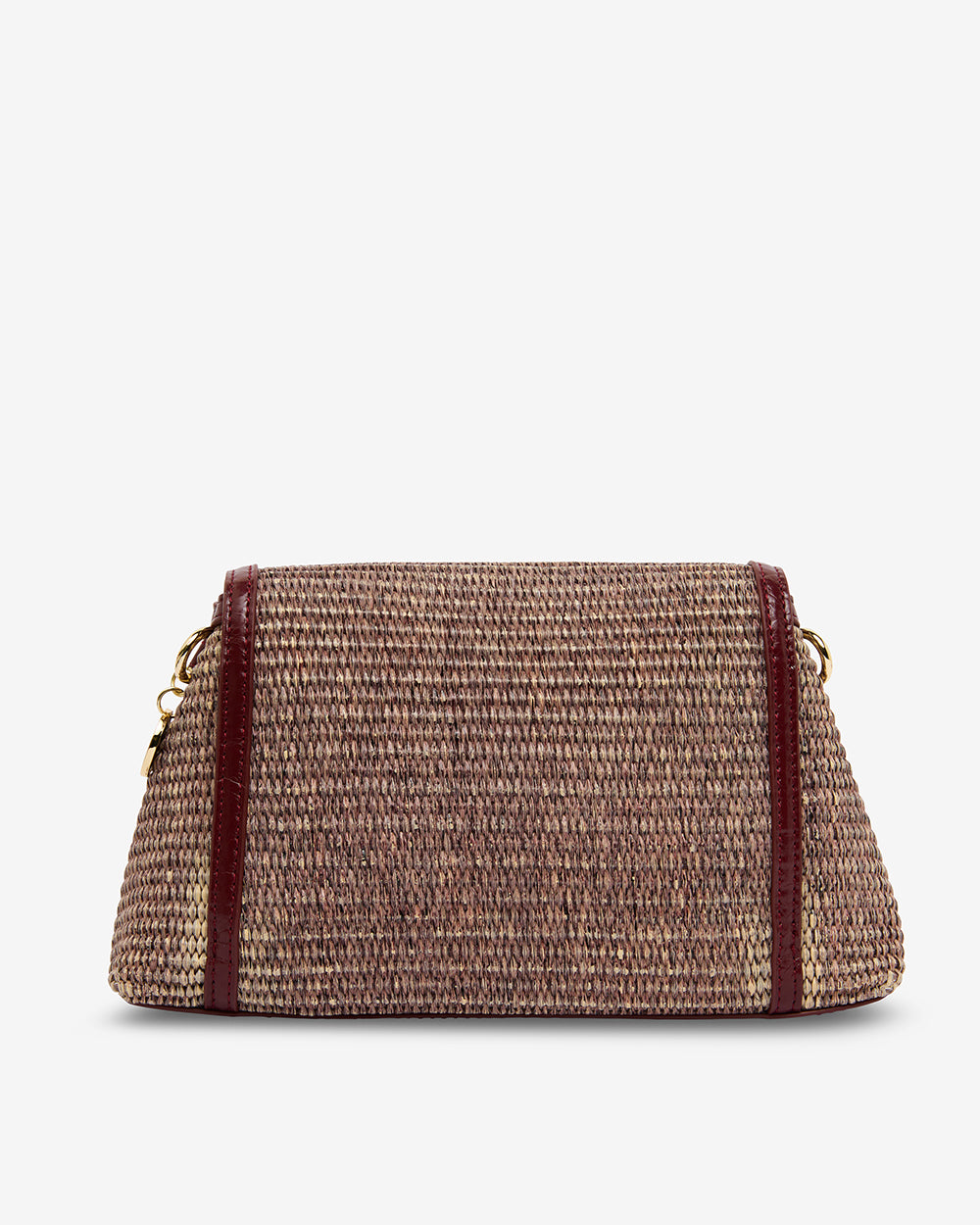Lugano Crossbody - Burgundy Weave