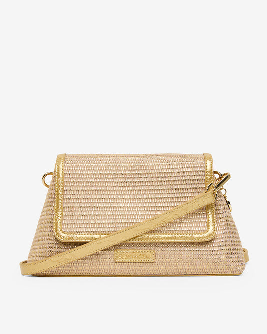 Lugano Crossbody - Gold Weave