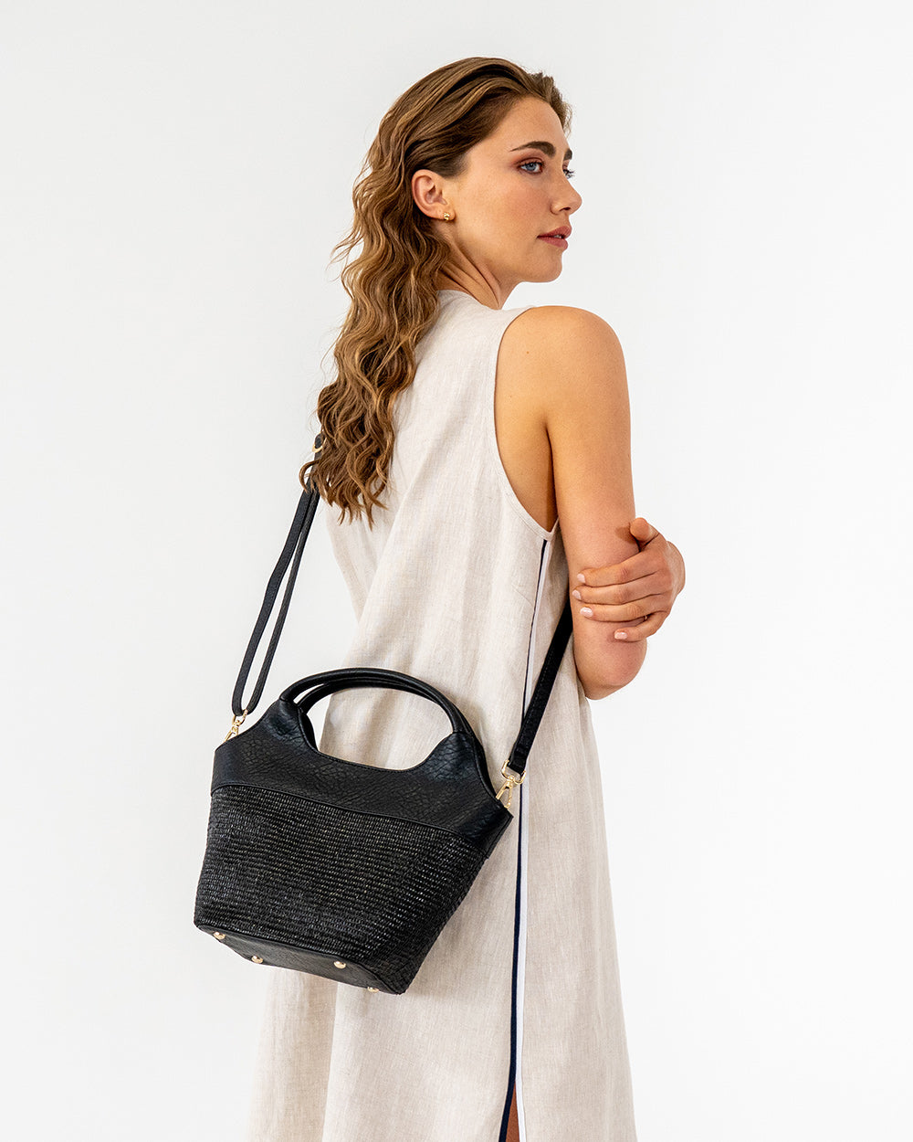 Miller Tote - Black Weave