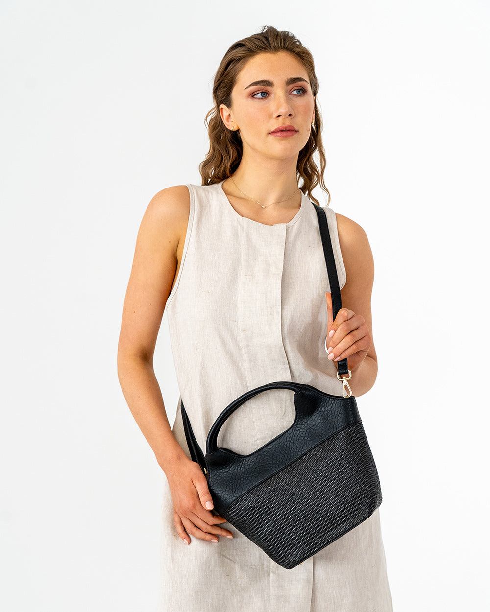Miller Tote - Black Weave