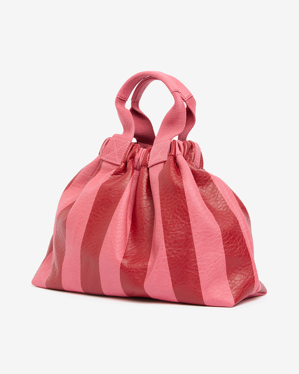 Montague Tote - Burgundy Stripe
