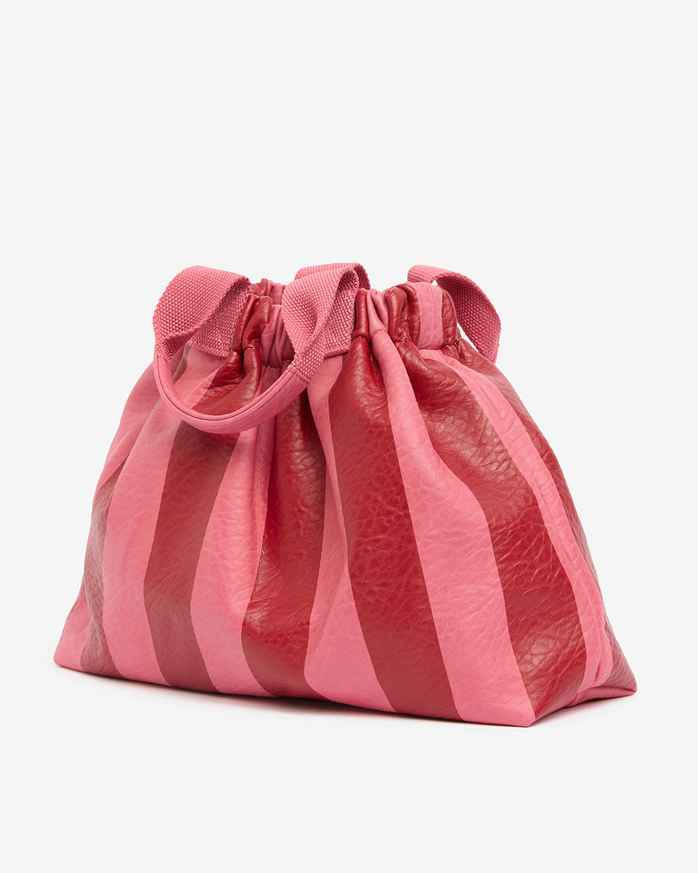 Montague Tote - Burgundy Stripe