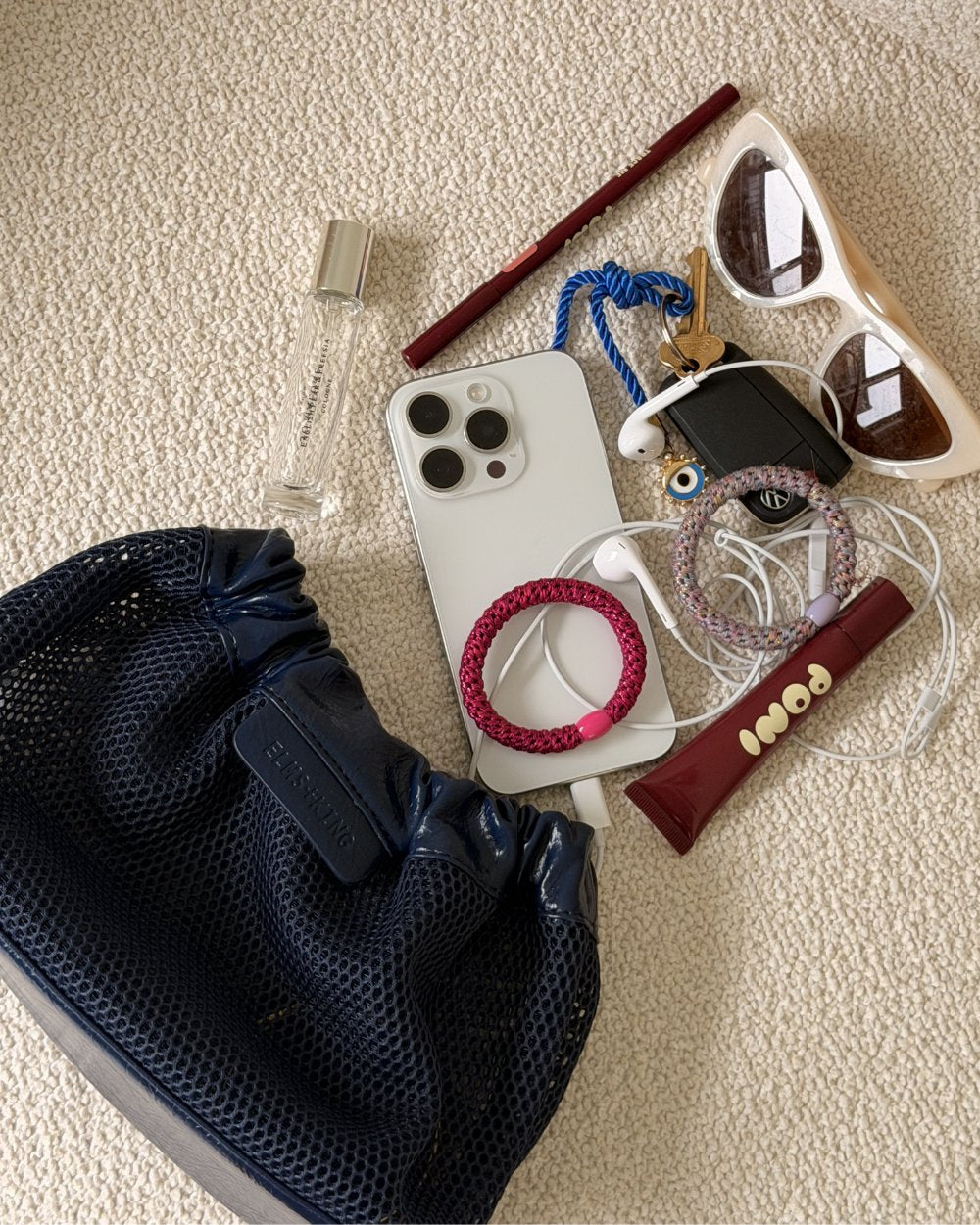 Monty Bag - Navy Mesh