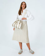 Montague Tote - Gold Stripe