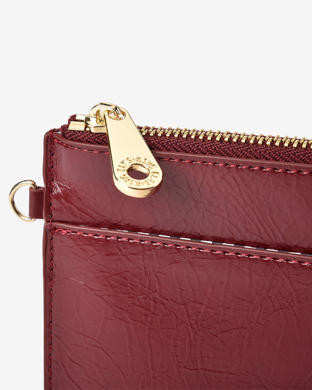 Nevada Pouch - Burgundy Crinkle