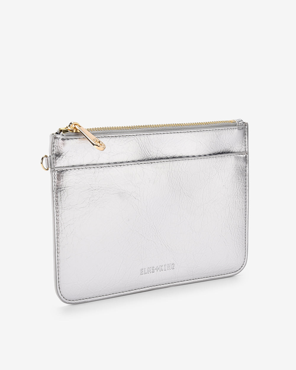 Nevada Pouch - Silver Crinkle