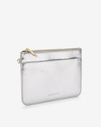 Nevada Pouch - Silver Crinkle