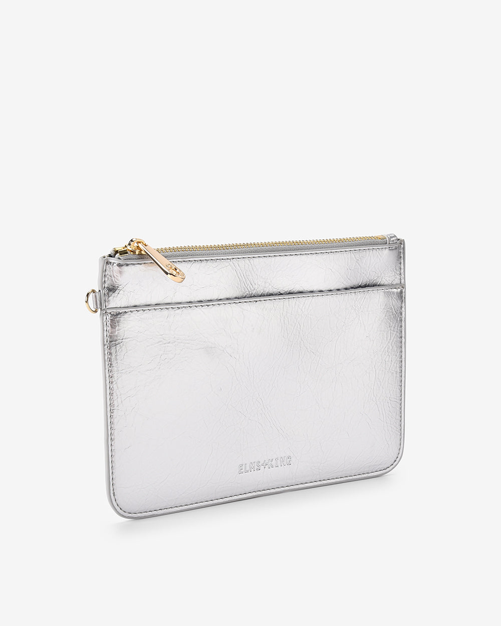 Nevada Pouch - Silver Crinkle