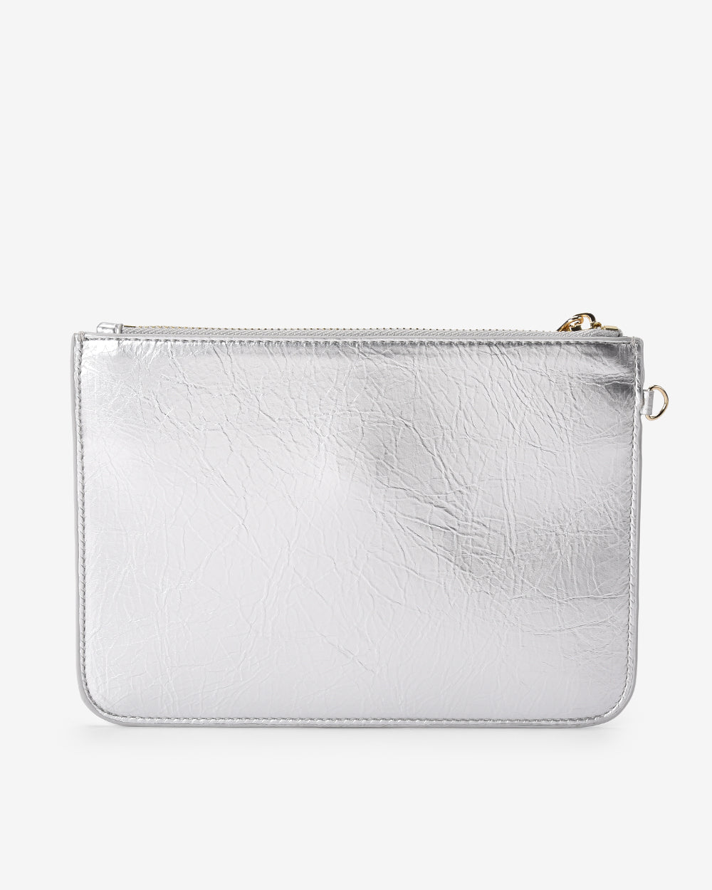 Nevada Pouch - Silver Crinkle