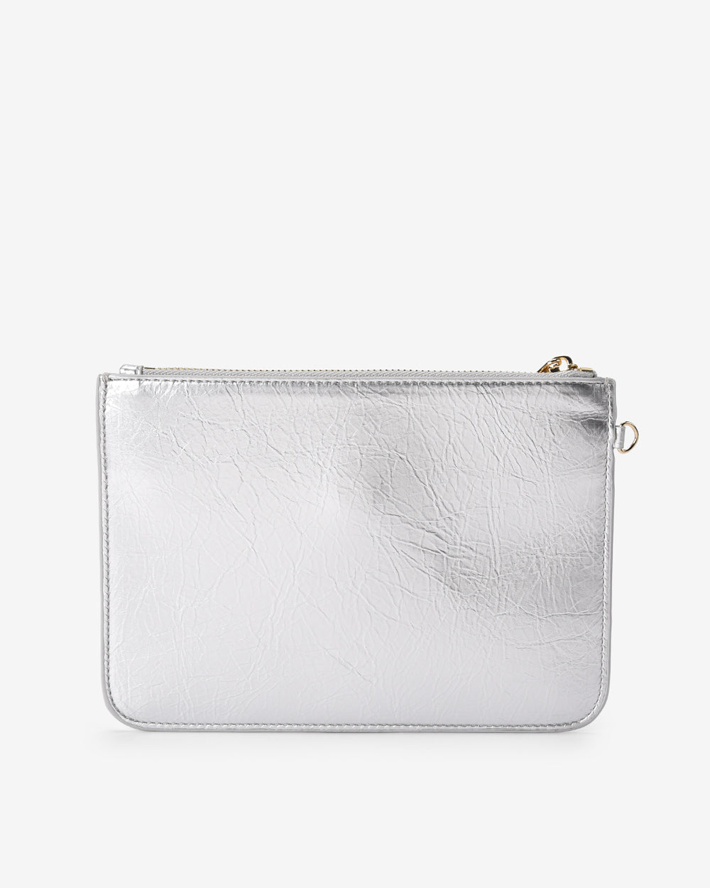 Nevada Pouch - Silver Crinkle