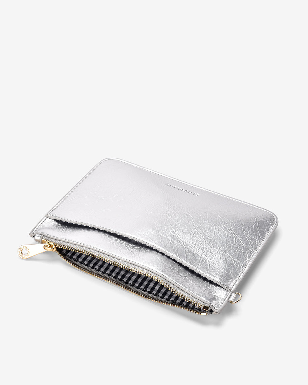 Nevada Pouch - Silver Crinkle