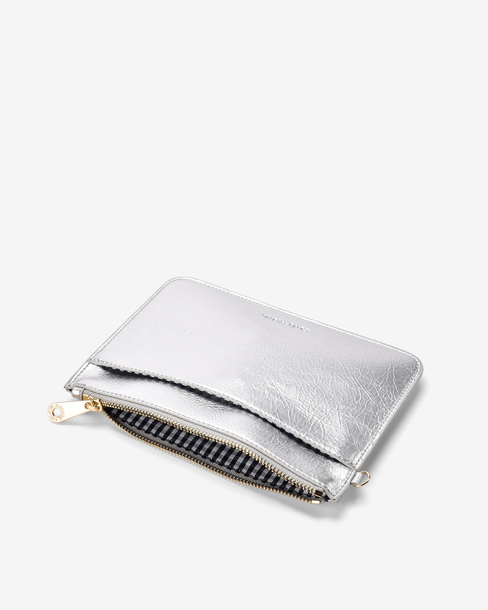 Nevada Pouch - Silver Crinkle