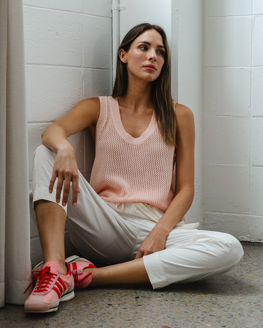 Byron Pant - White