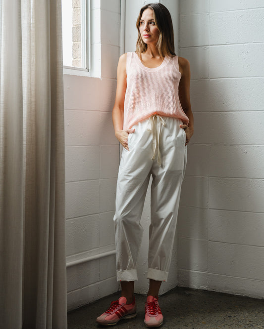 Byron Pant - White