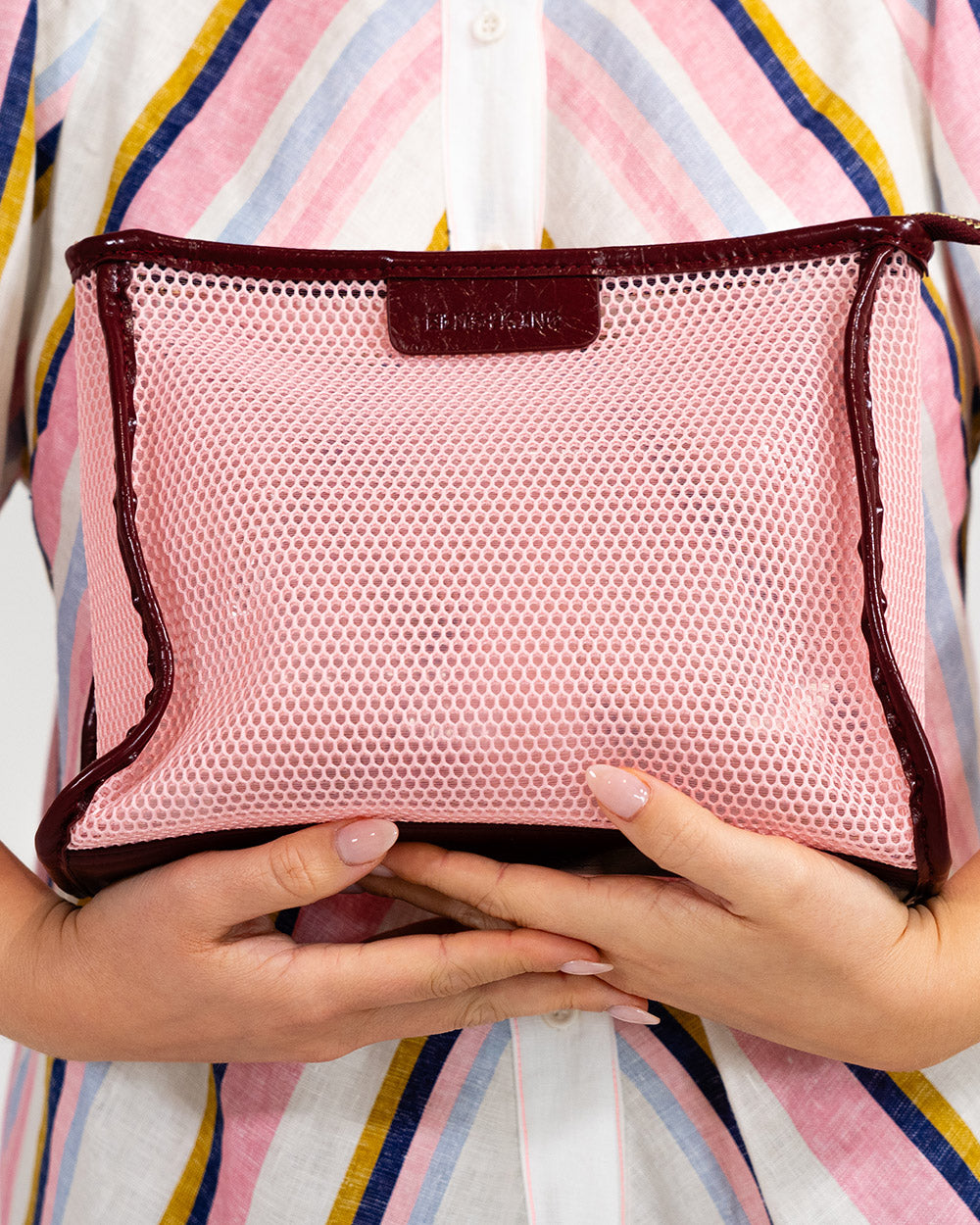 Santorini Case Large - Blush Mesh