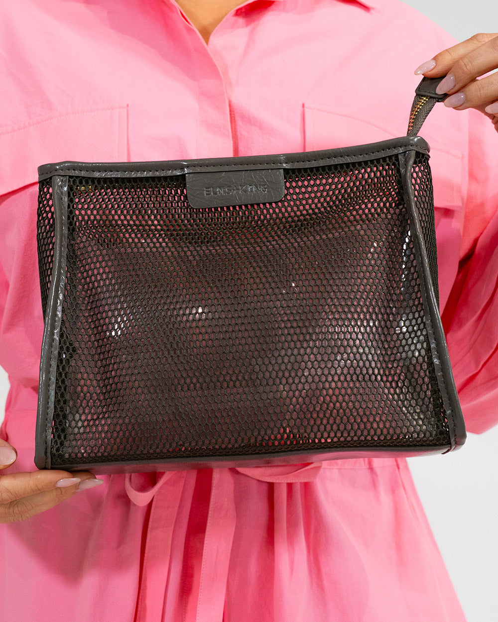 Santorini Case Large - Khaki Mesh