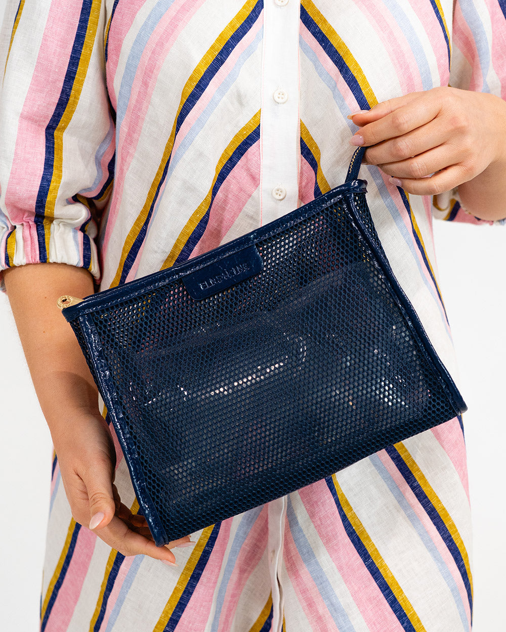 Santorini Case Large - Navy Mesh