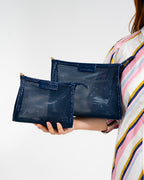 Santorini Case Small - Navy Mesh