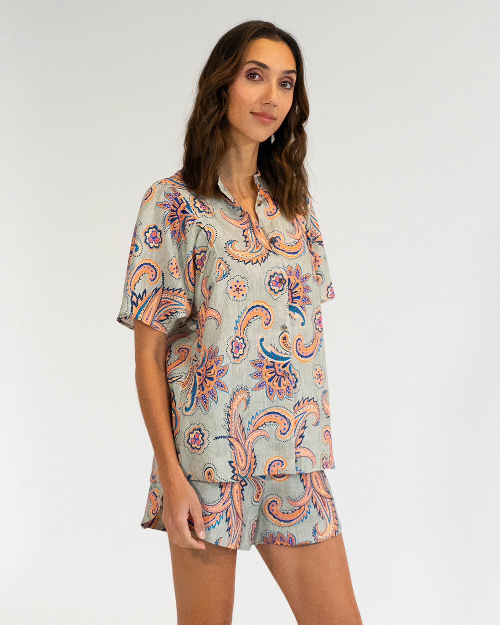 Ticino Blouse - Paisley