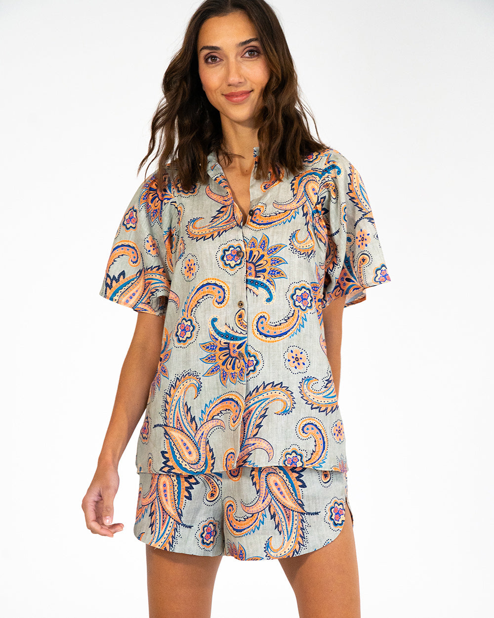 Ticino Blouse - Paisley