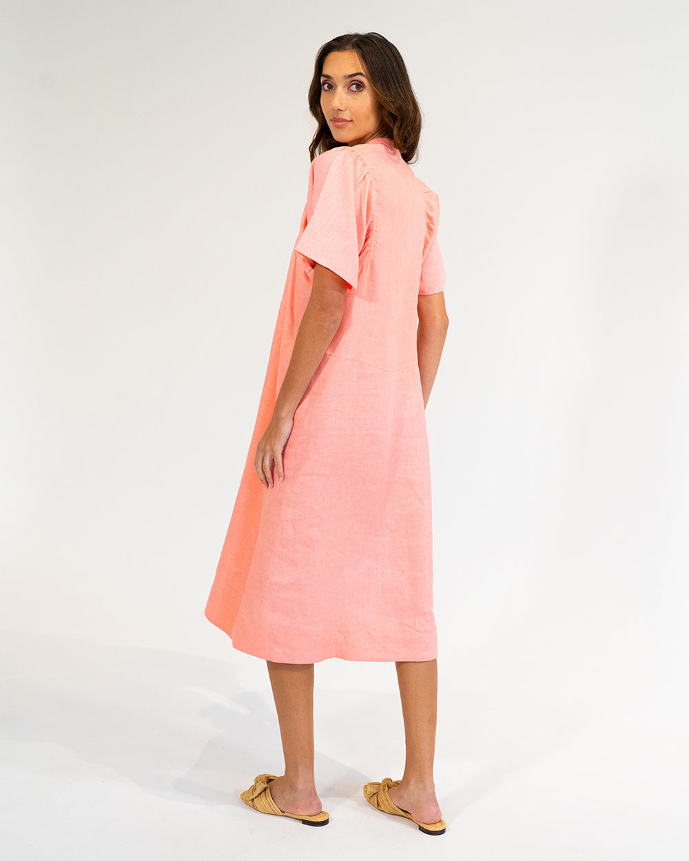 Ticino Dress - Coral