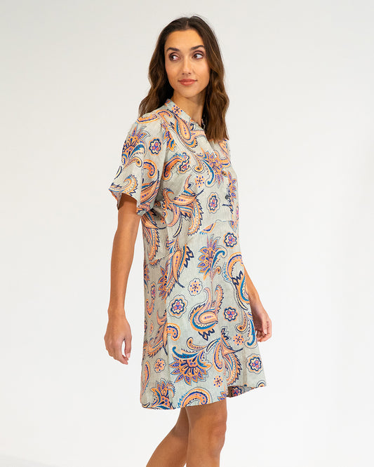 Ticino Mini Dress - Paisley