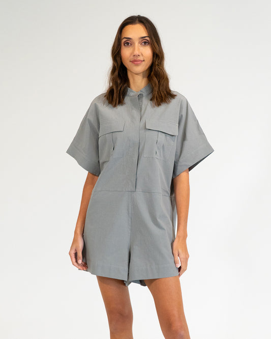 Verona Playsuit - Khaki