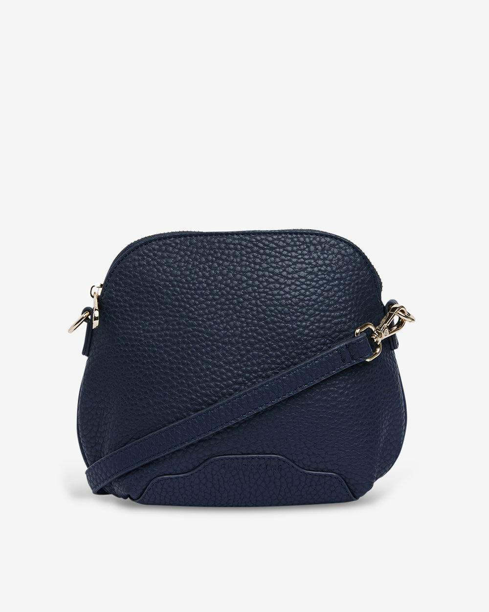 Navy and white online purse