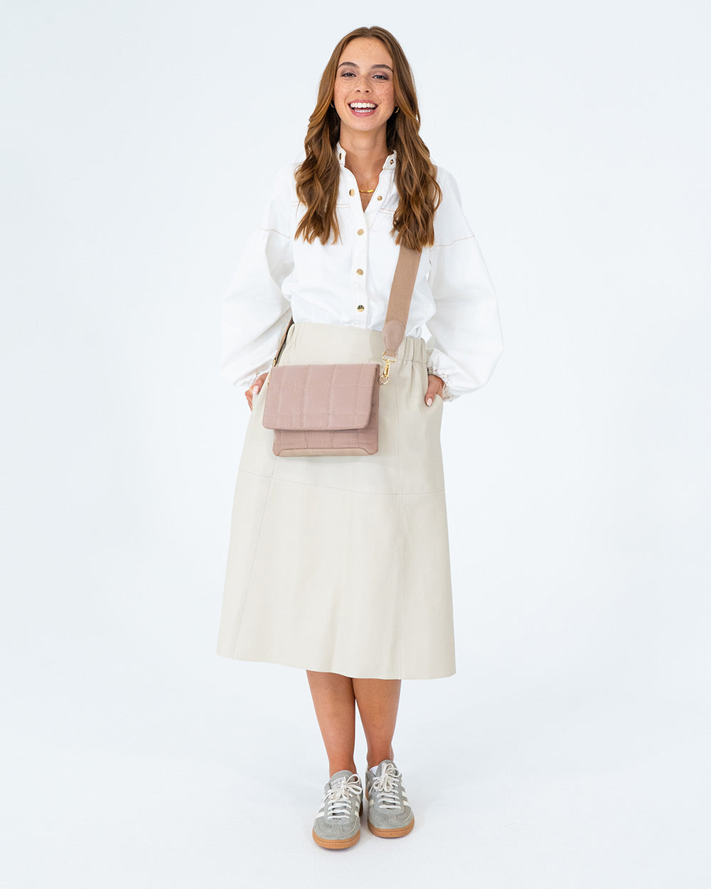 Windsor Crossbody - Taupe