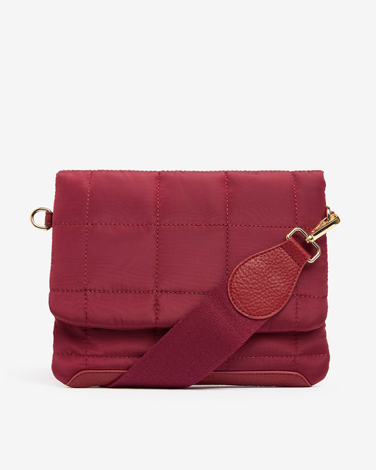 Windsor Crossbody - Burgundy