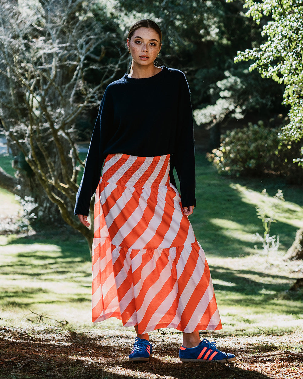 Toledo Skirt - Diagonal Print