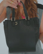 Carnegie Tote - Black Weave