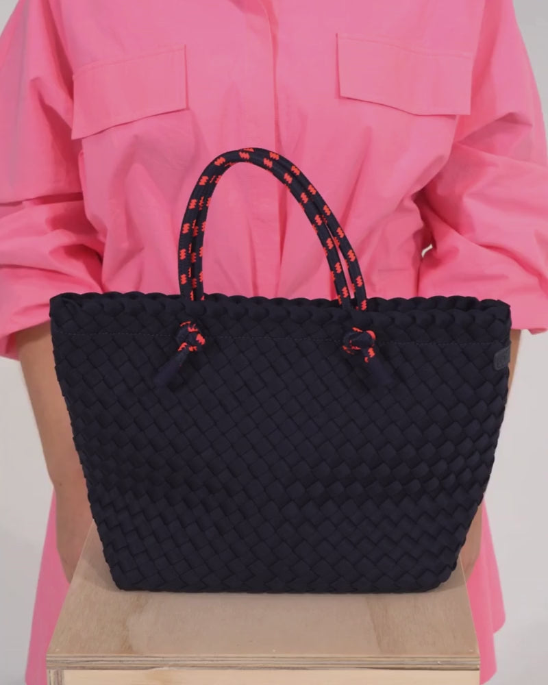 Michigan Tote - Black Neo Plait