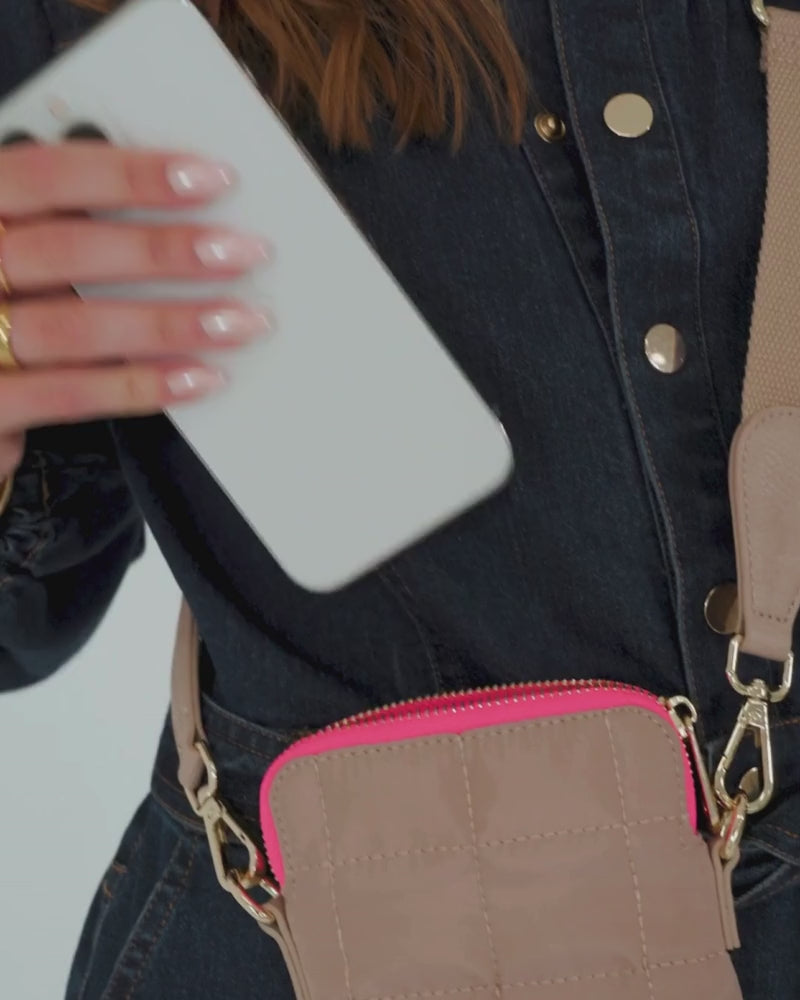 Baker Phone Bag - Taupe