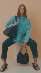Capri Shoulder Bag - Navy