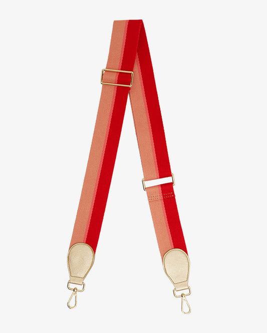Accent Strap - Red Multi / Light Gold