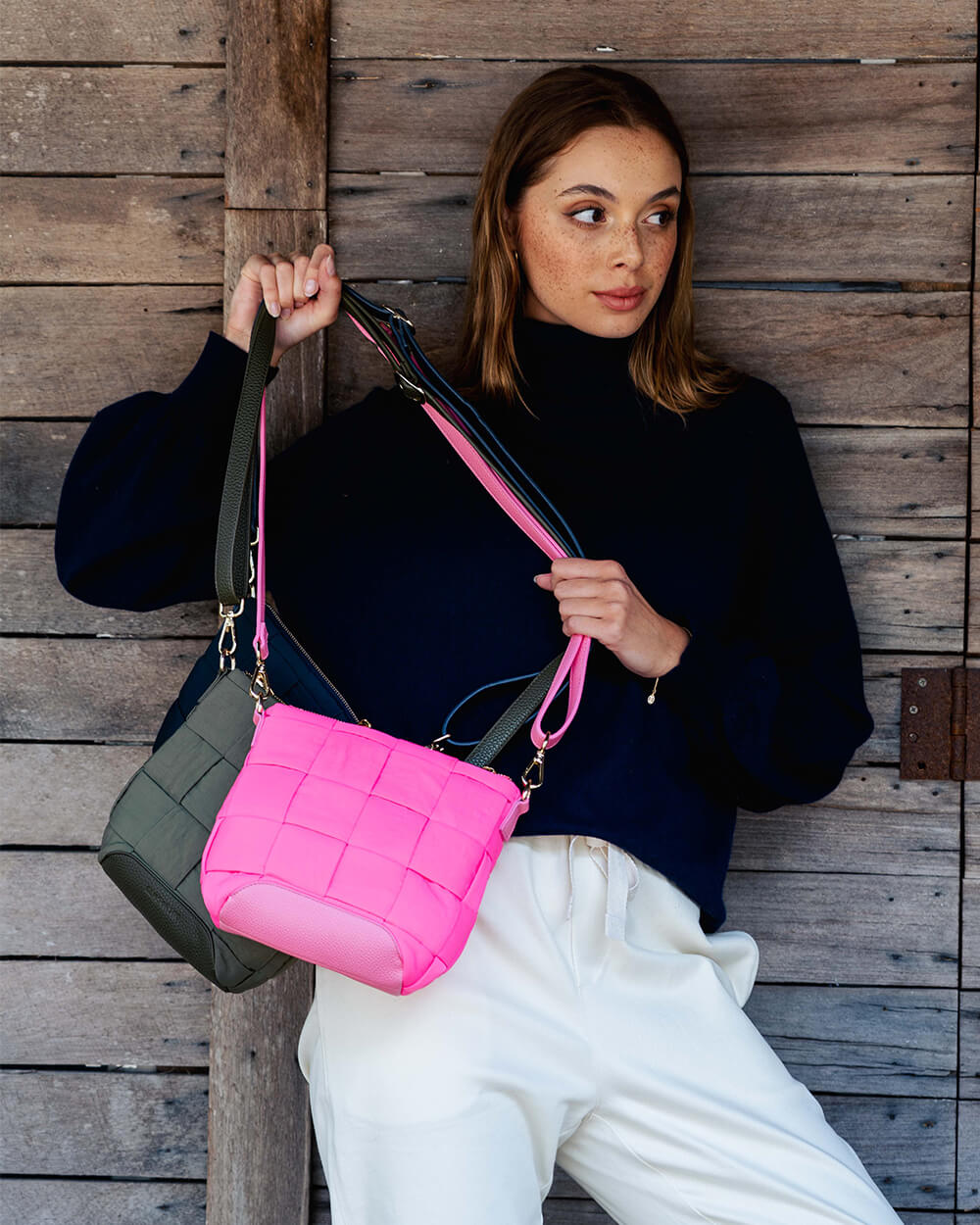 Hot pink shop crossbody