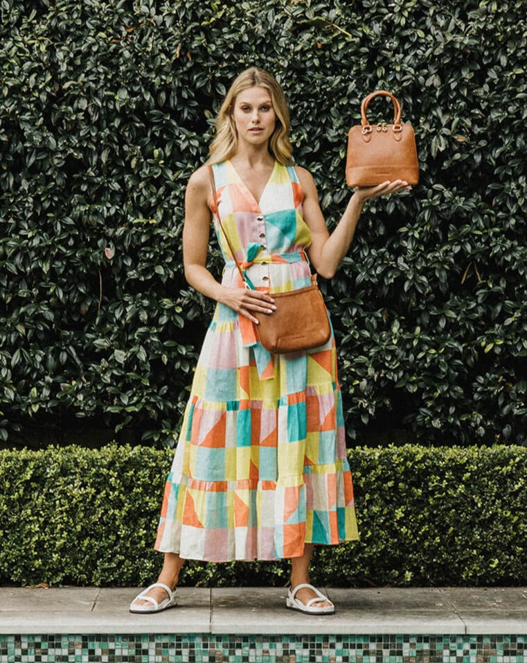 Fairfax Top Grip - Tan Pebble