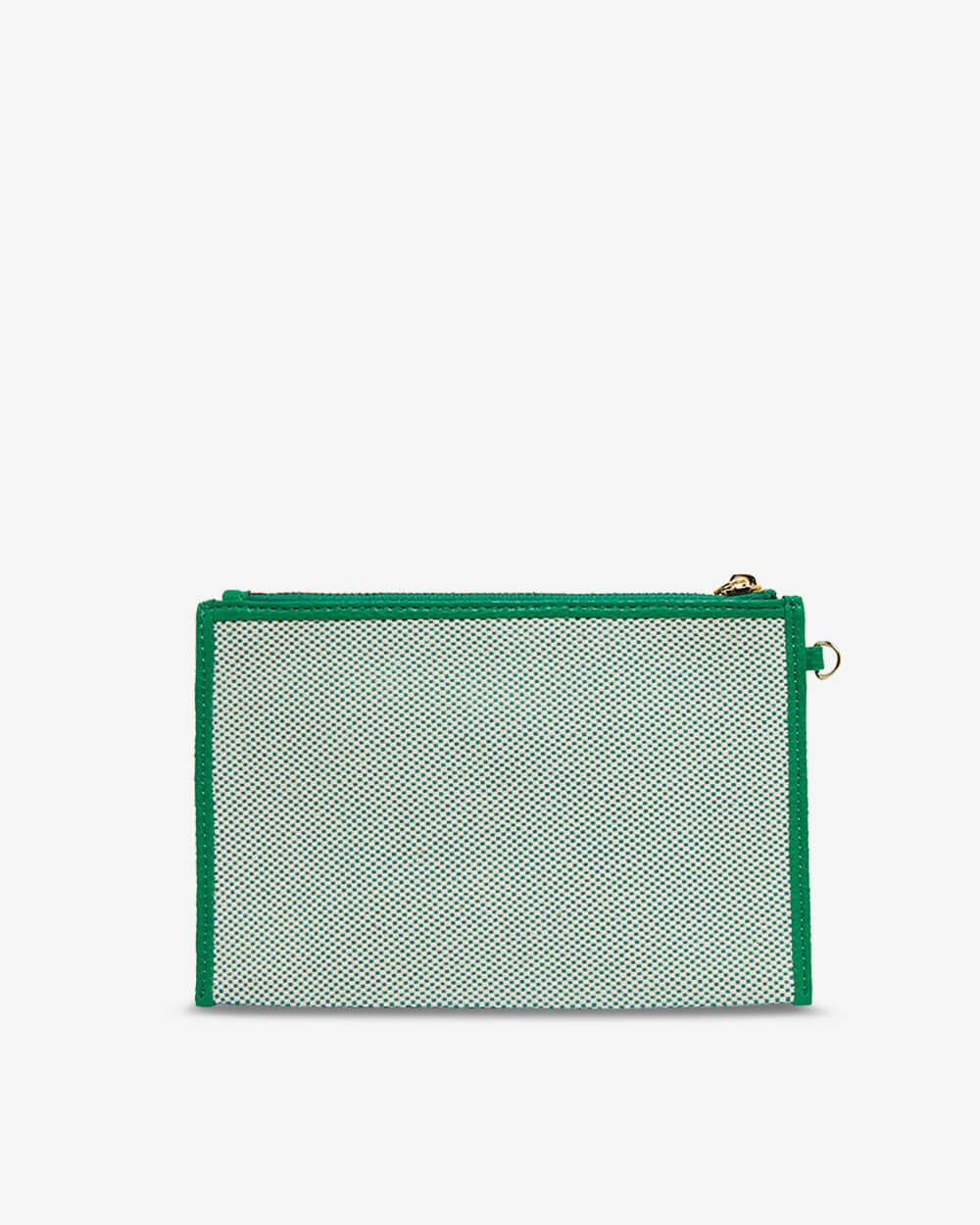 New York Coin Purse - Green w/Canvas